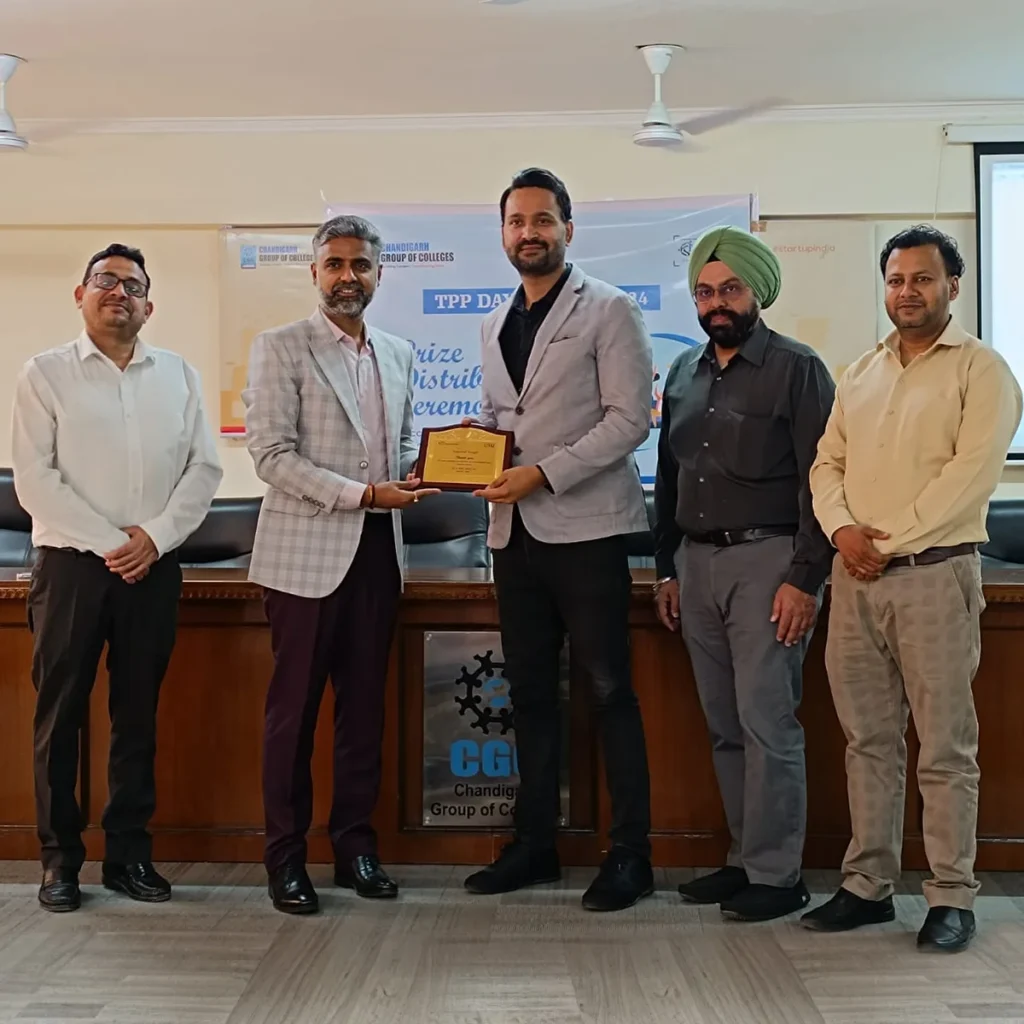 Highlights from the TiE Chandigarh-TiE U GPC 2023-24 Chapter Finals: Mr. Supreet Singh as Esteemed Jury Member